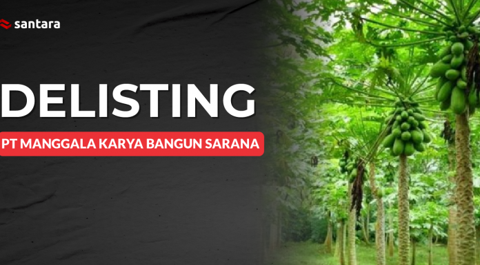 PT MANGGALA KARYA BANGUN SARANA RESMI DELISTING DARI SANTARA