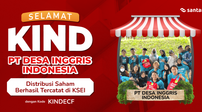 DISTRIBUSI SAHAM PT DESA INGGRIS INDONESIA BERHASIL TERCATAT DI KSEI