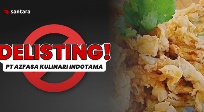 PT AZFASA KULINARI INDOTAMA RESMI DELISTING DARI SANTARA