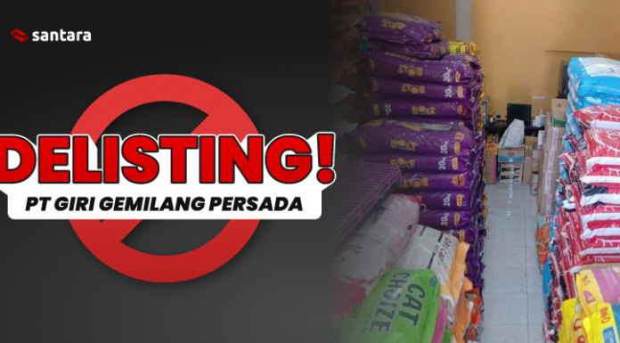 PT GIRI GEMILANG PERSADA RESMI DELISTING DARI SANTARA